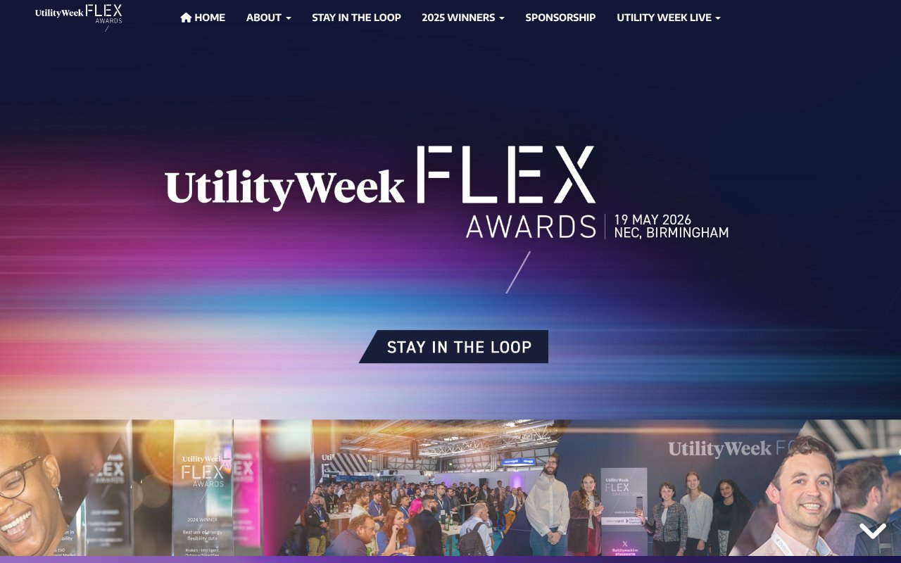 Screenshot of flexawards.co.uk