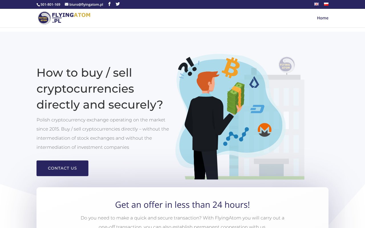 Screenshot of flyingatom.pl