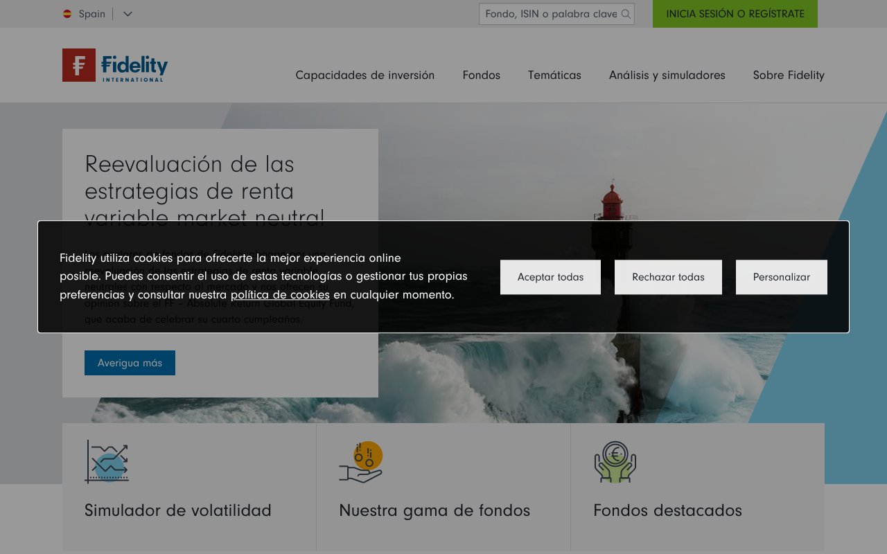 Screenshot of fondosfidelity.es