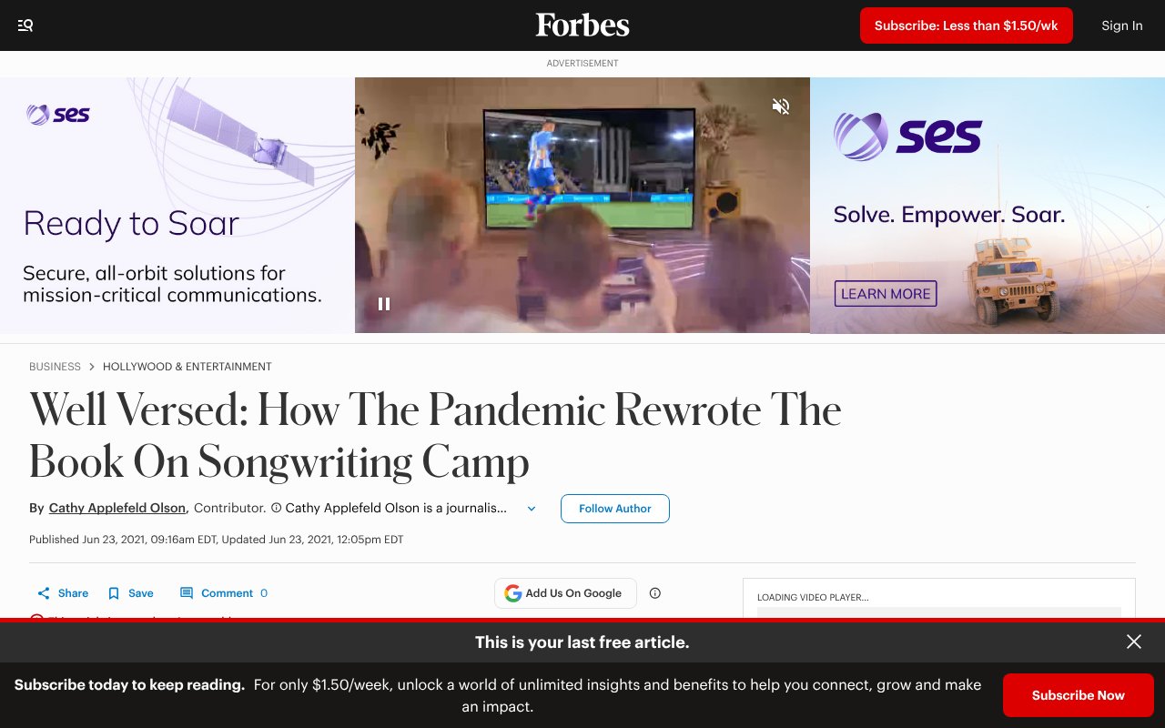 Screenshot of forbes.com
