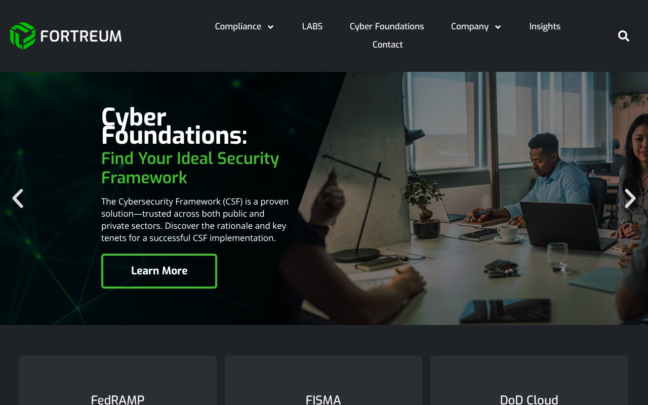 Screenshot of fortreum.com