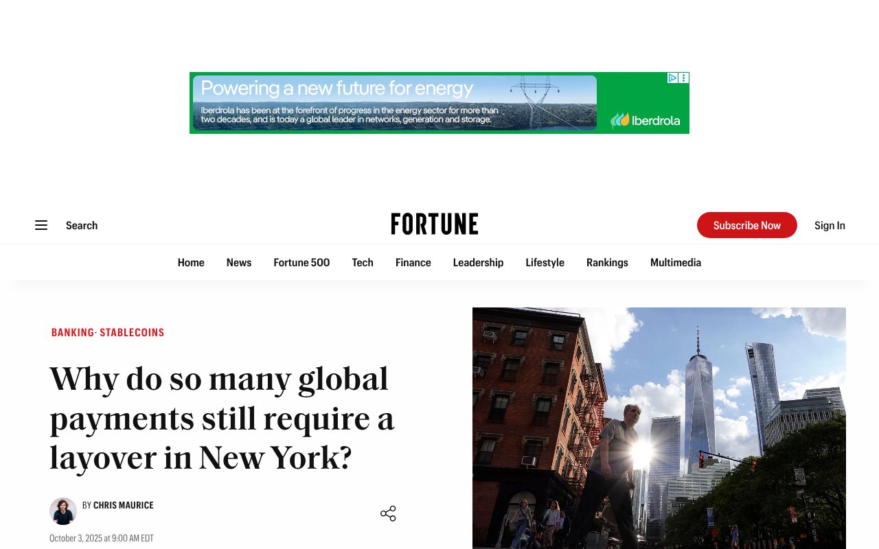 Screenshot of fortune.com