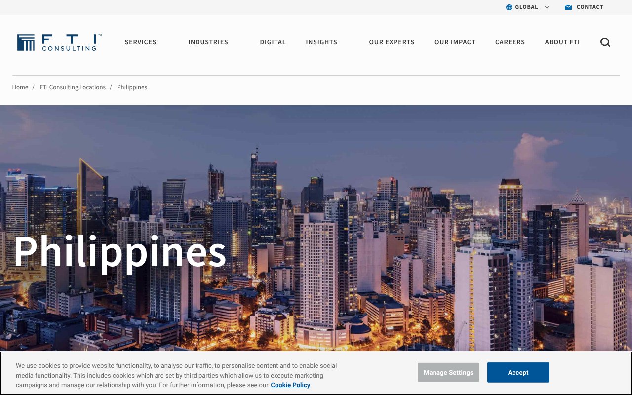 Screenshot of fticonsulting.com