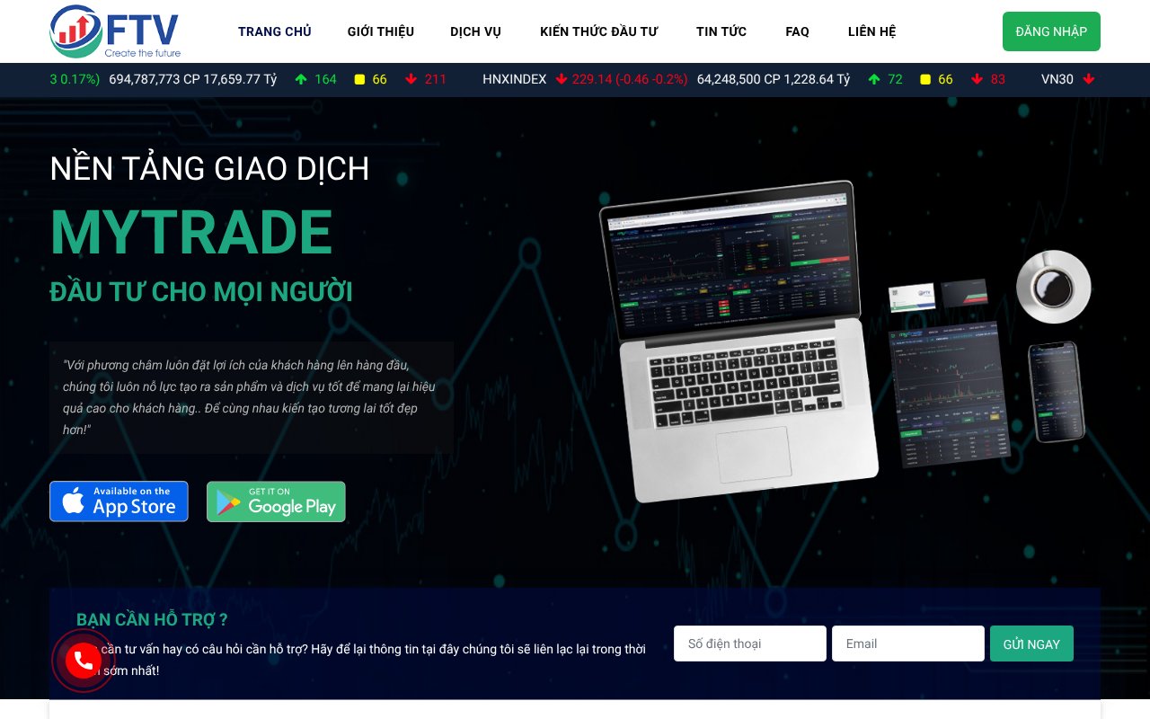 Screenshot of ftv.com.vn