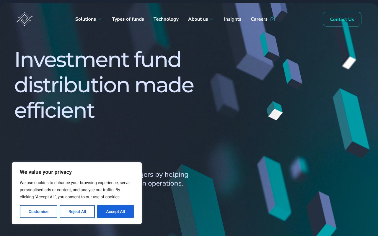 Screenshot of fundsdlt.net