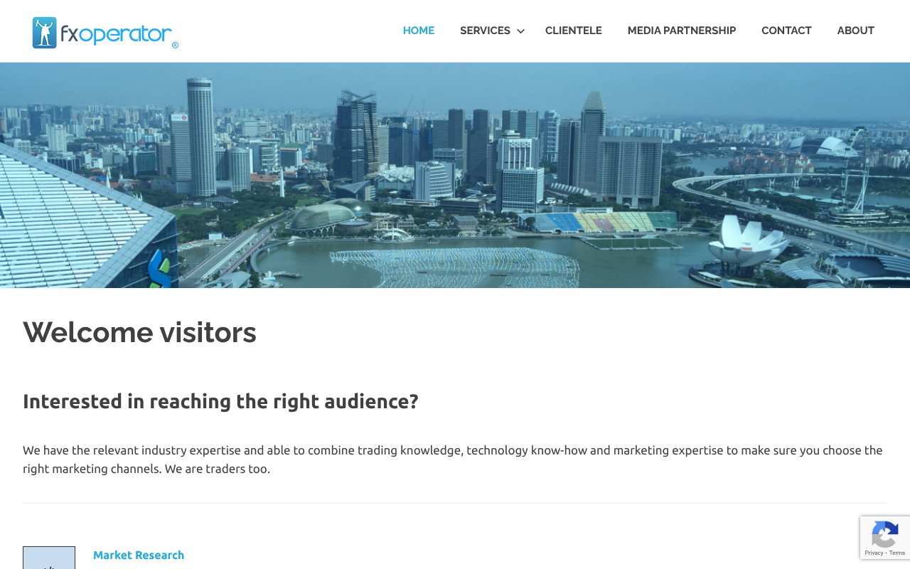 Screenshot of fxoperator.com