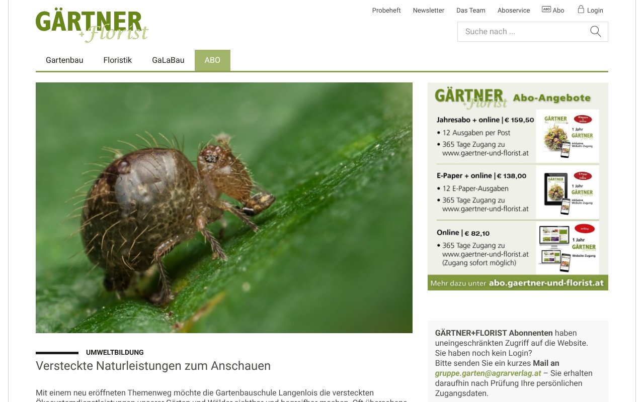 Screenshot of gaertner-und-florist.at