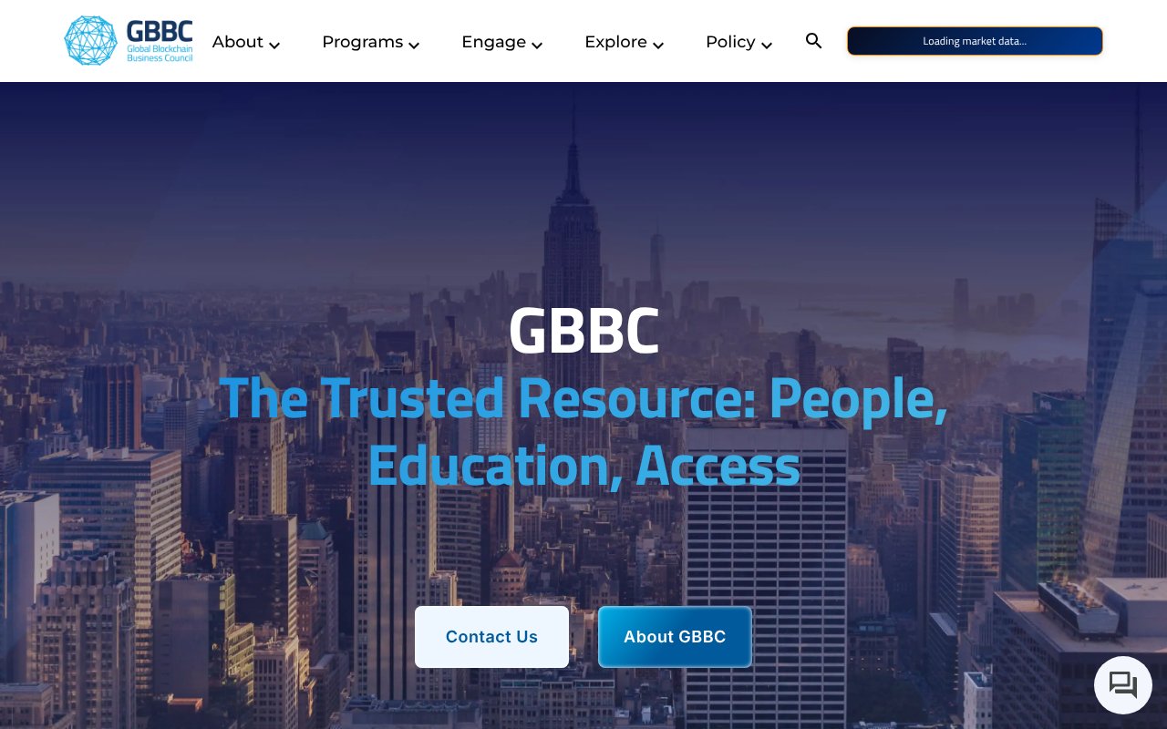 Screenshot of gbbc.io