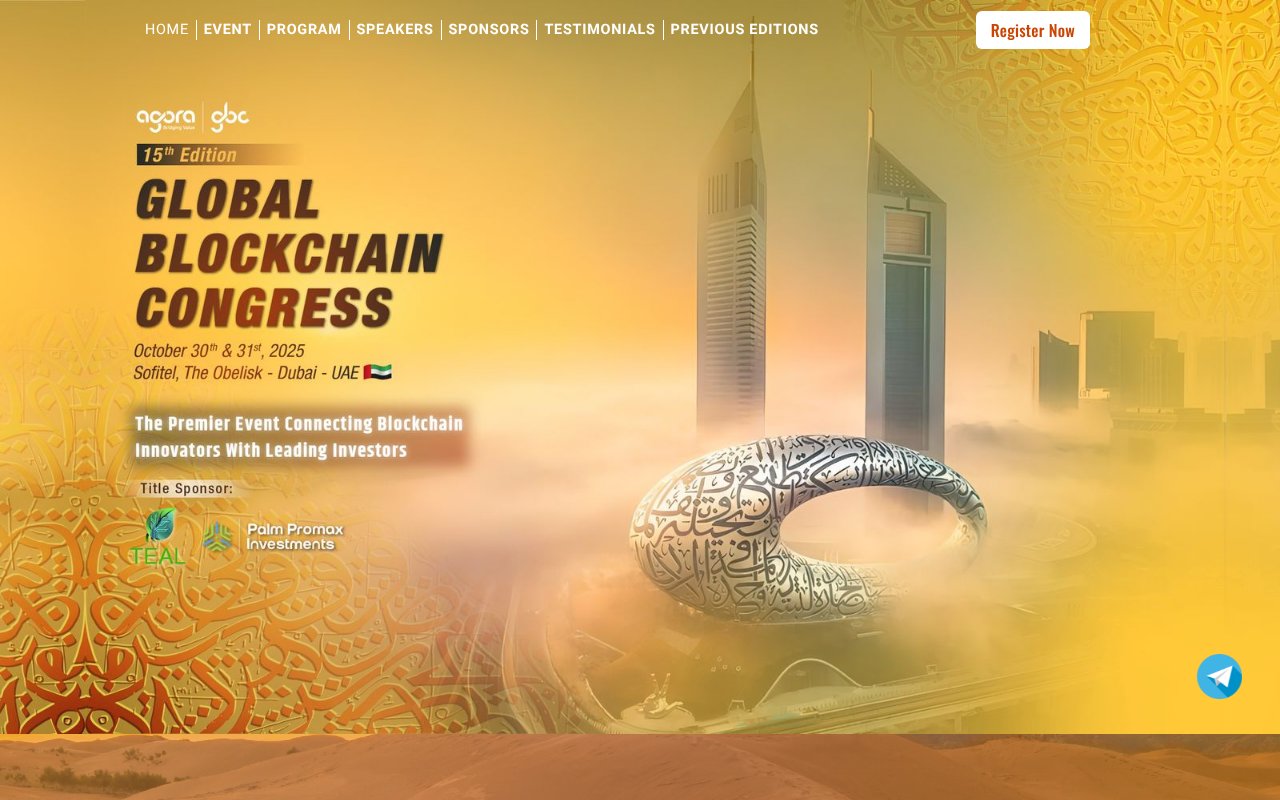 Screenshot of gbc-uae.com
