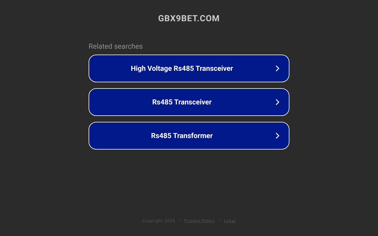 Screenshot of gbx9bet.com