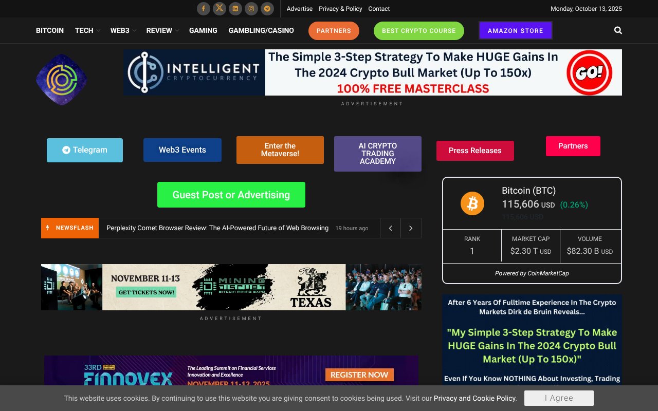 Screenshot of geekmetaverse.com