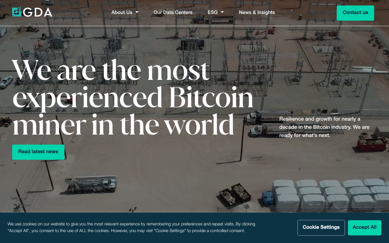 Screenshot of genesisdigitalassets.com