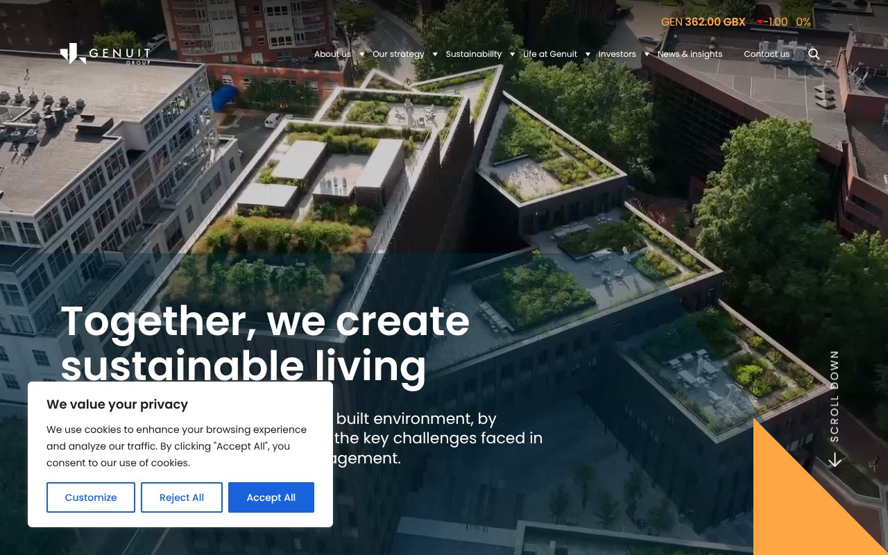 Screenshot of genuitgroup.com