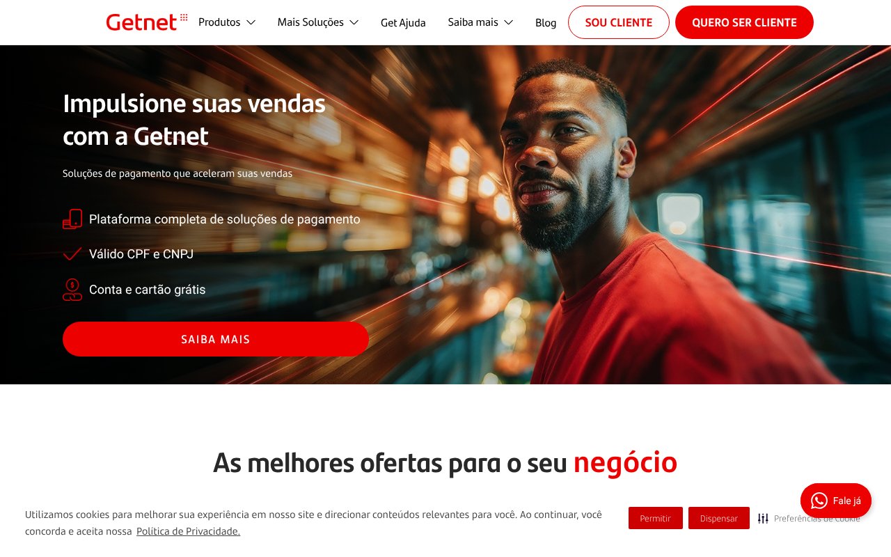 Screenshot of getnet.com.br