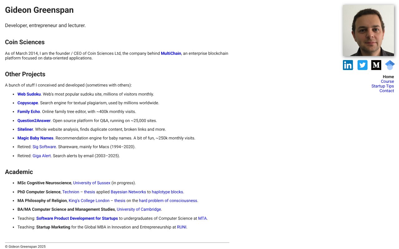 Screenshot of gidgreen.com