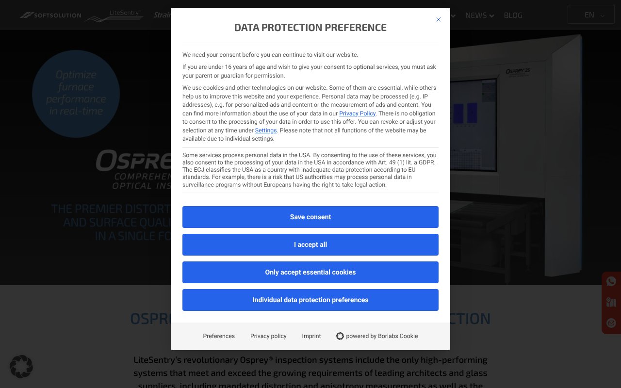 Screenshot of glassquality.com