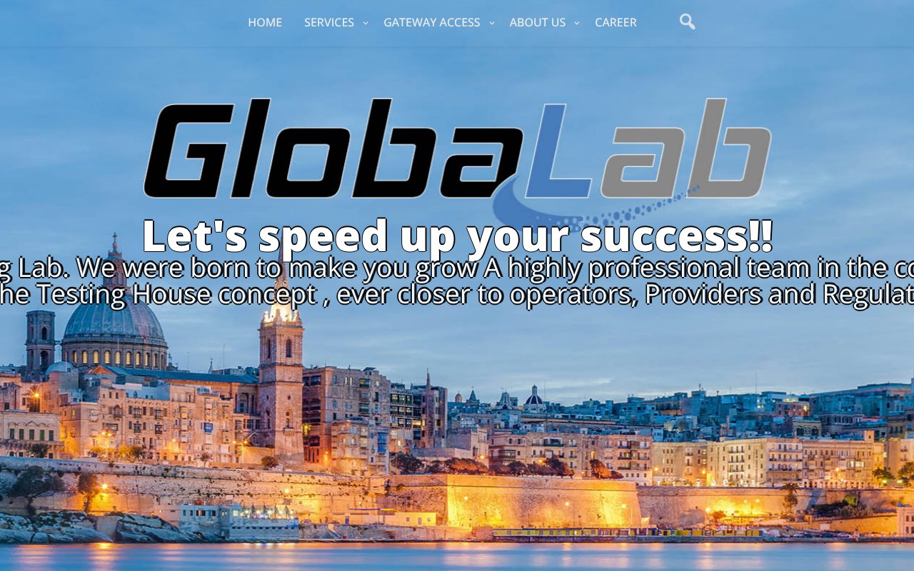 Screenshot of global-lab.eu