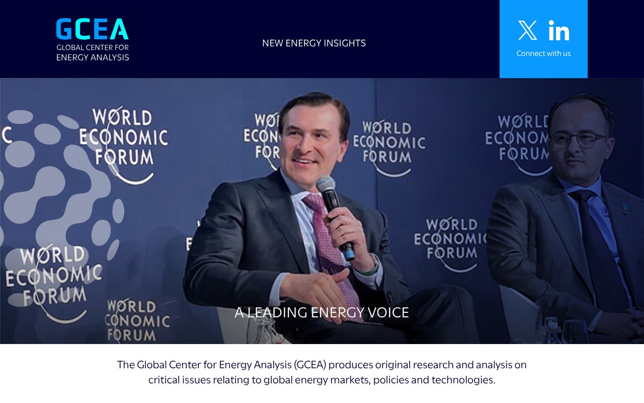 Screenshot of globalenergycenter.org