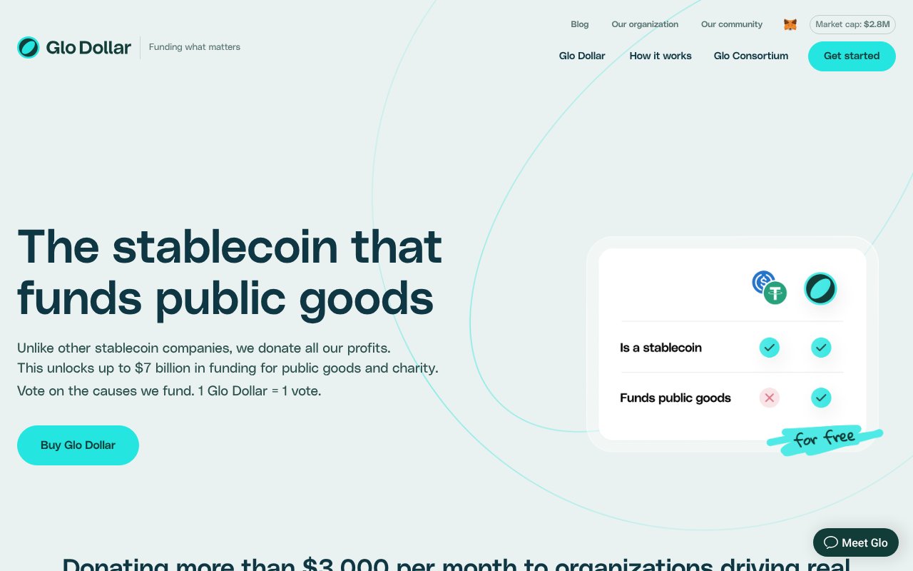 Screenshot of glodollar.org