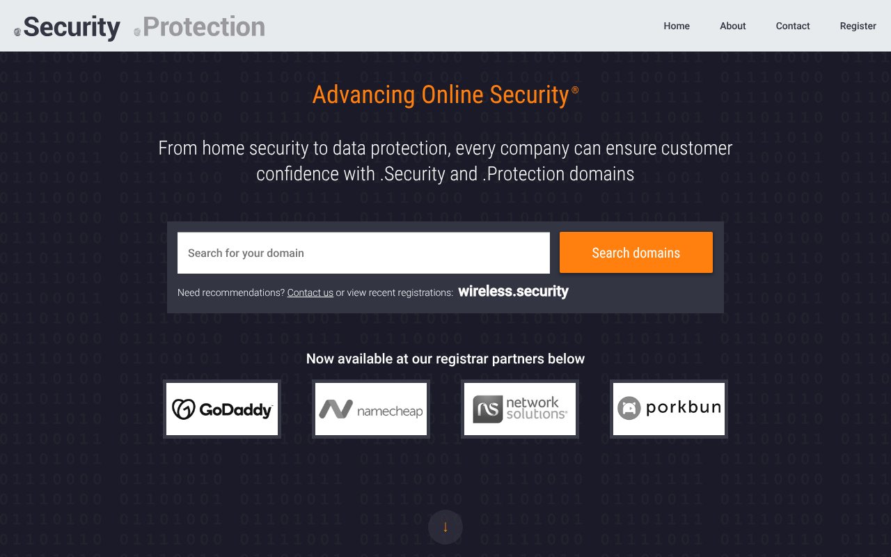 Screenshot of go.security