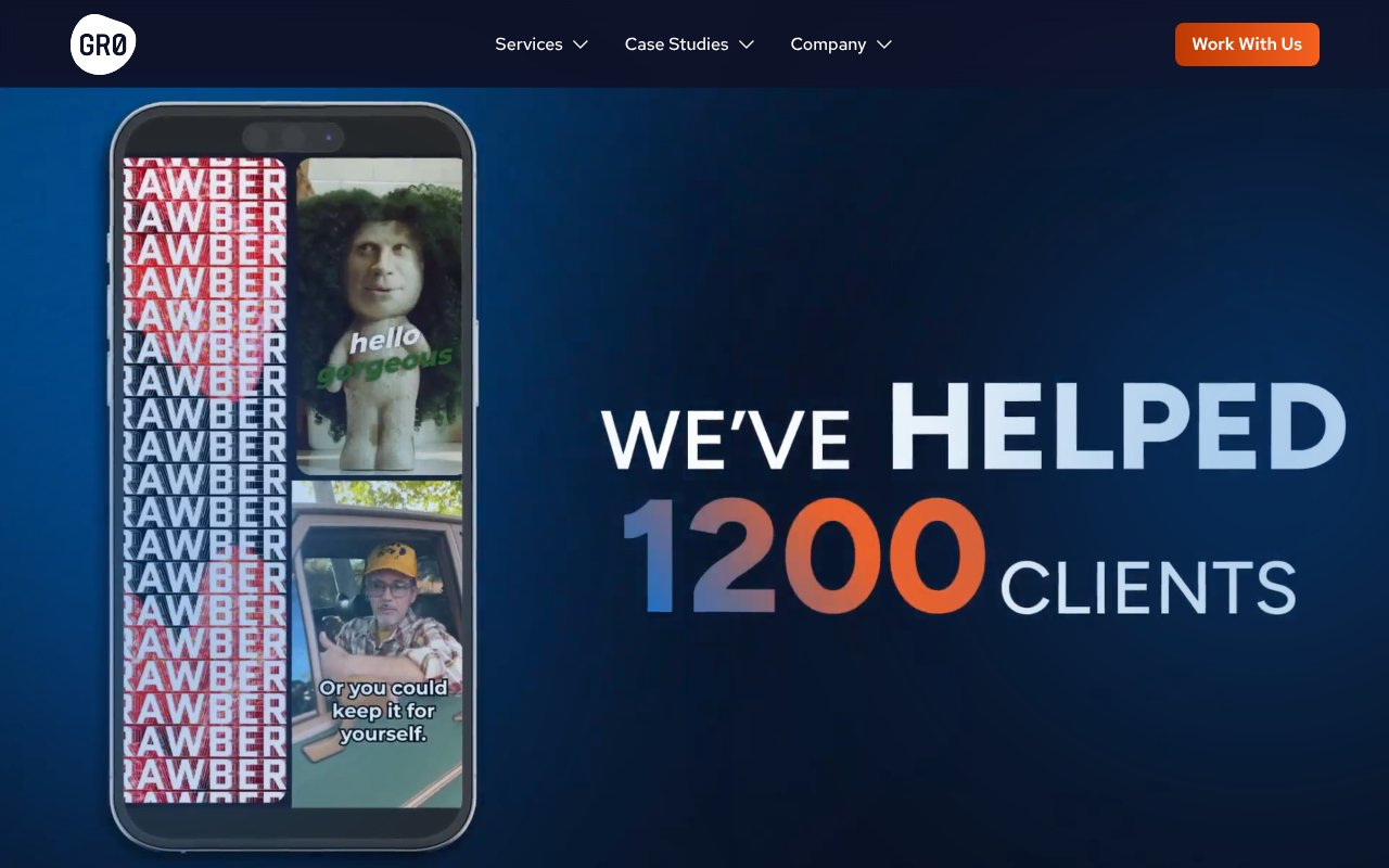 Screenshot of gr0.com