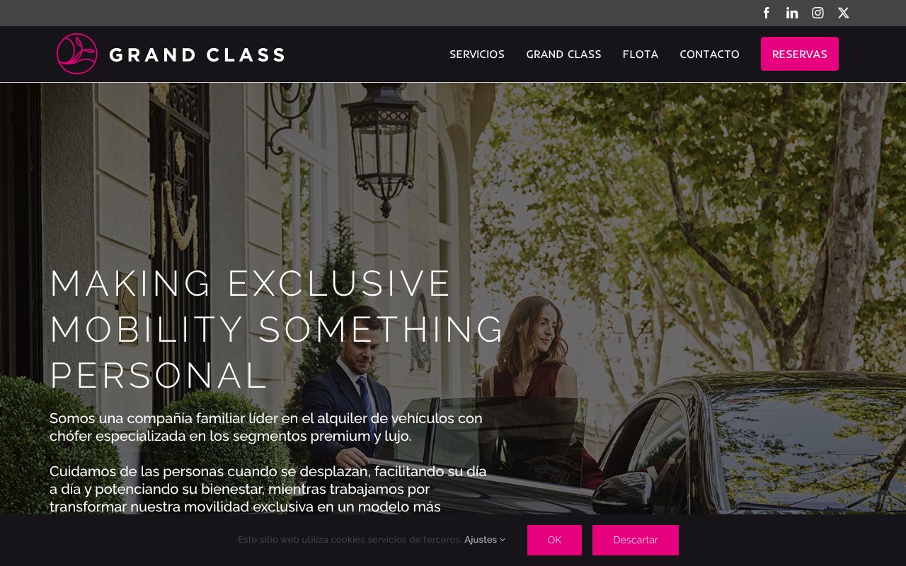 Screenshot of grandclass.es