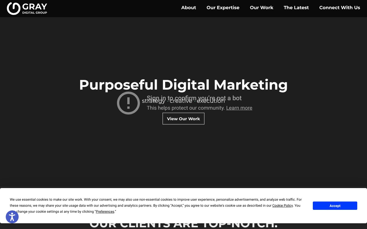 Screenshot of graydigitalgroup.com