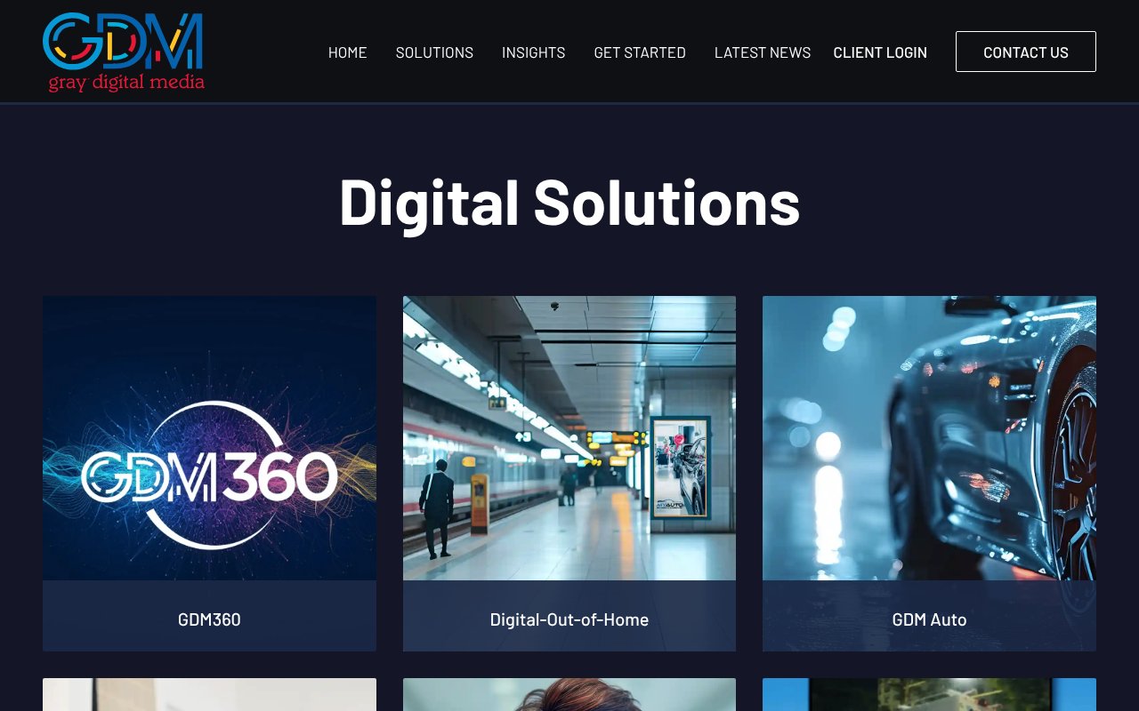 Screenshot of graydigitalmedia.com