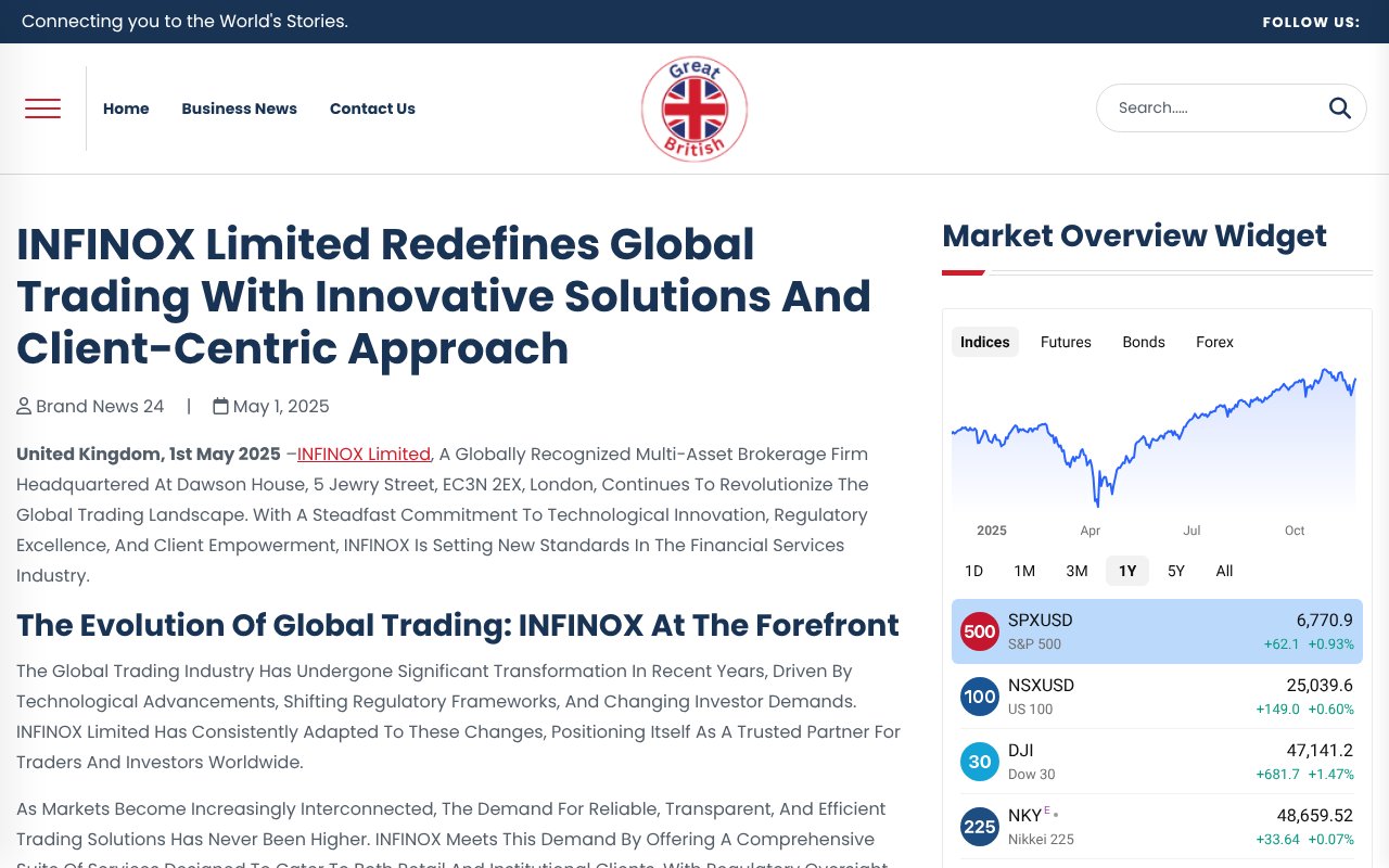 Screenshot of greatbritishtimes.co.uk