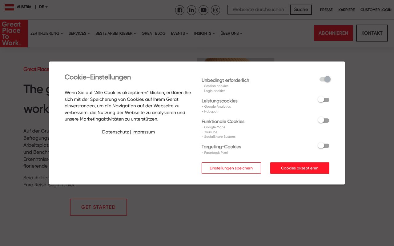 Screenshot of greatplacetowork.at