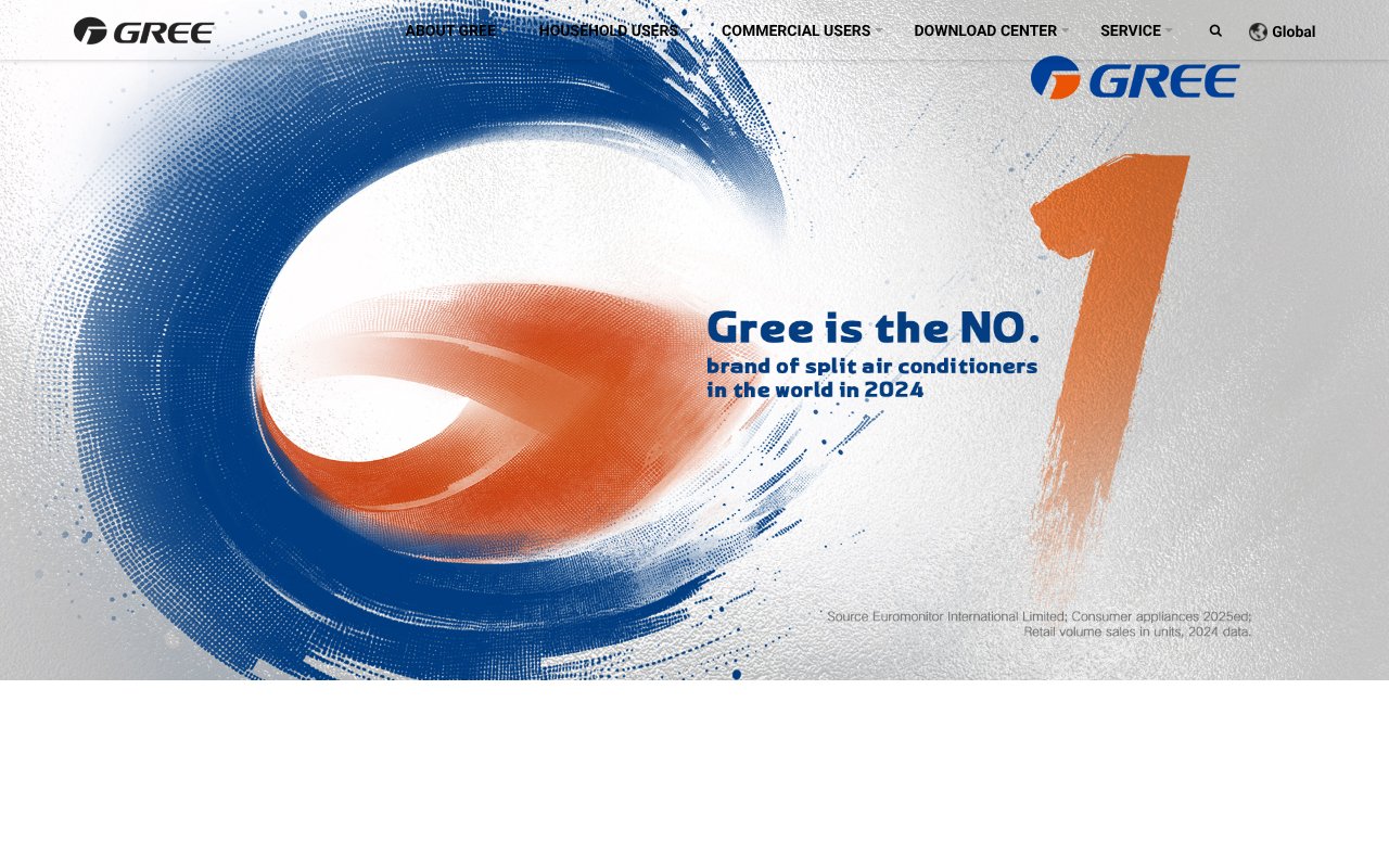 Screenshot of gree.com