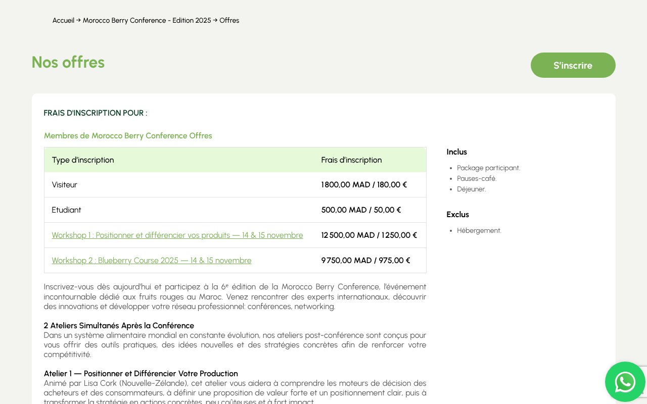 Screenshot of greensmile.ma