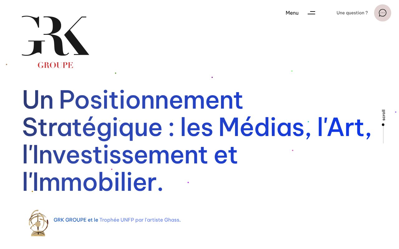 Screenshot of grkgroupe.com