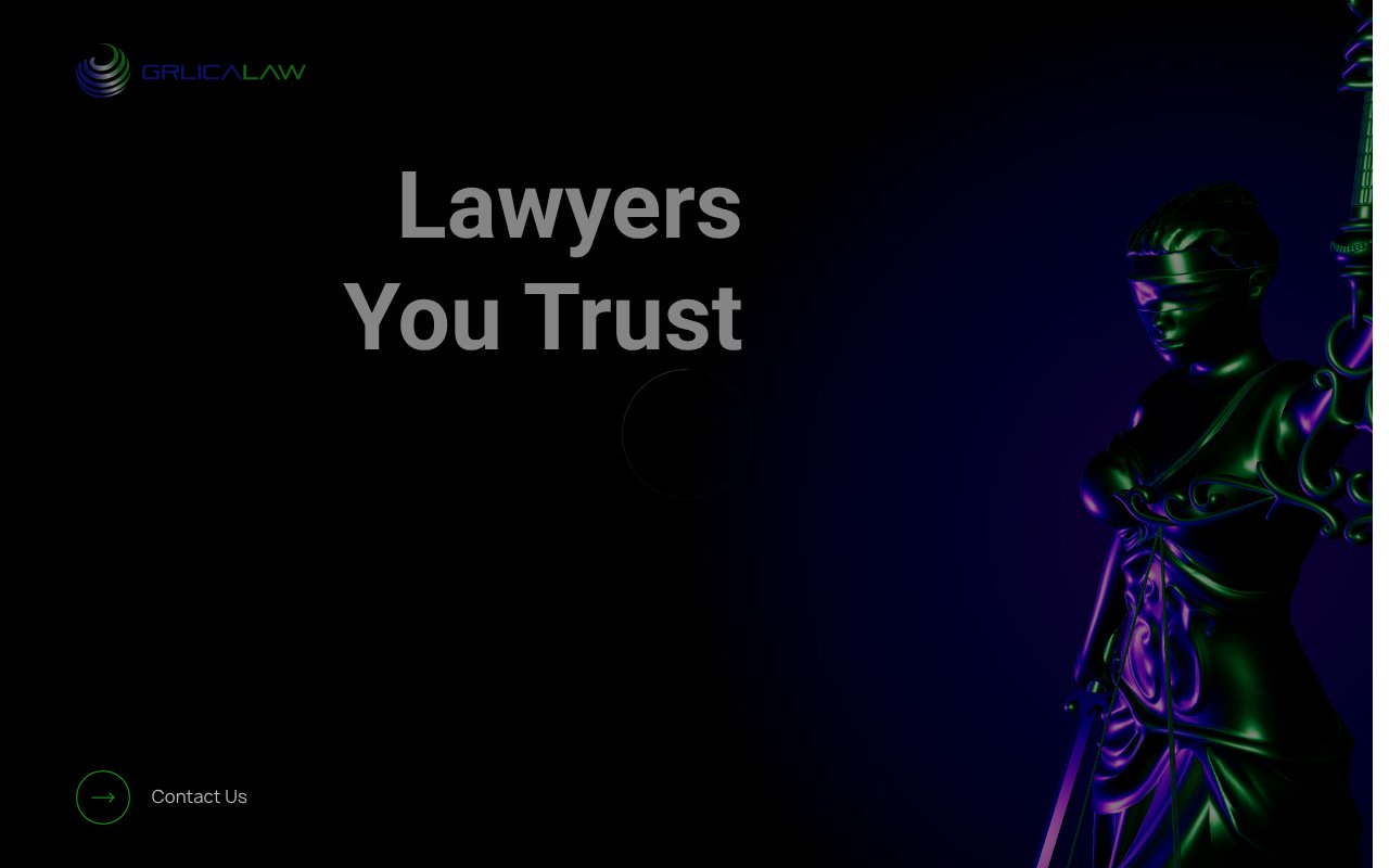 Screenshot of grlicalaw.com