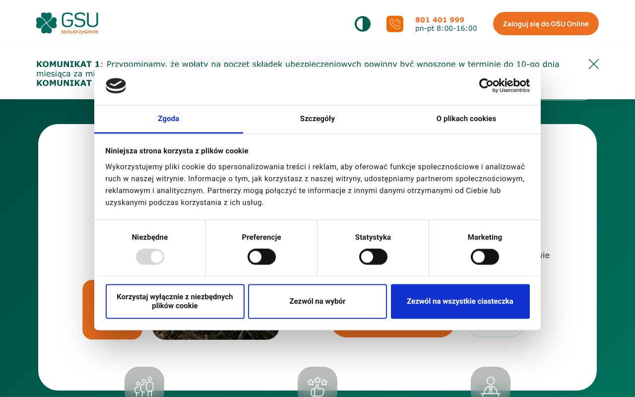 Screenshot of gsu.pl