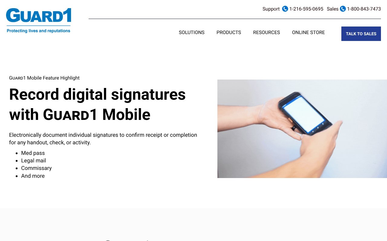 Screenshot of guard1.com