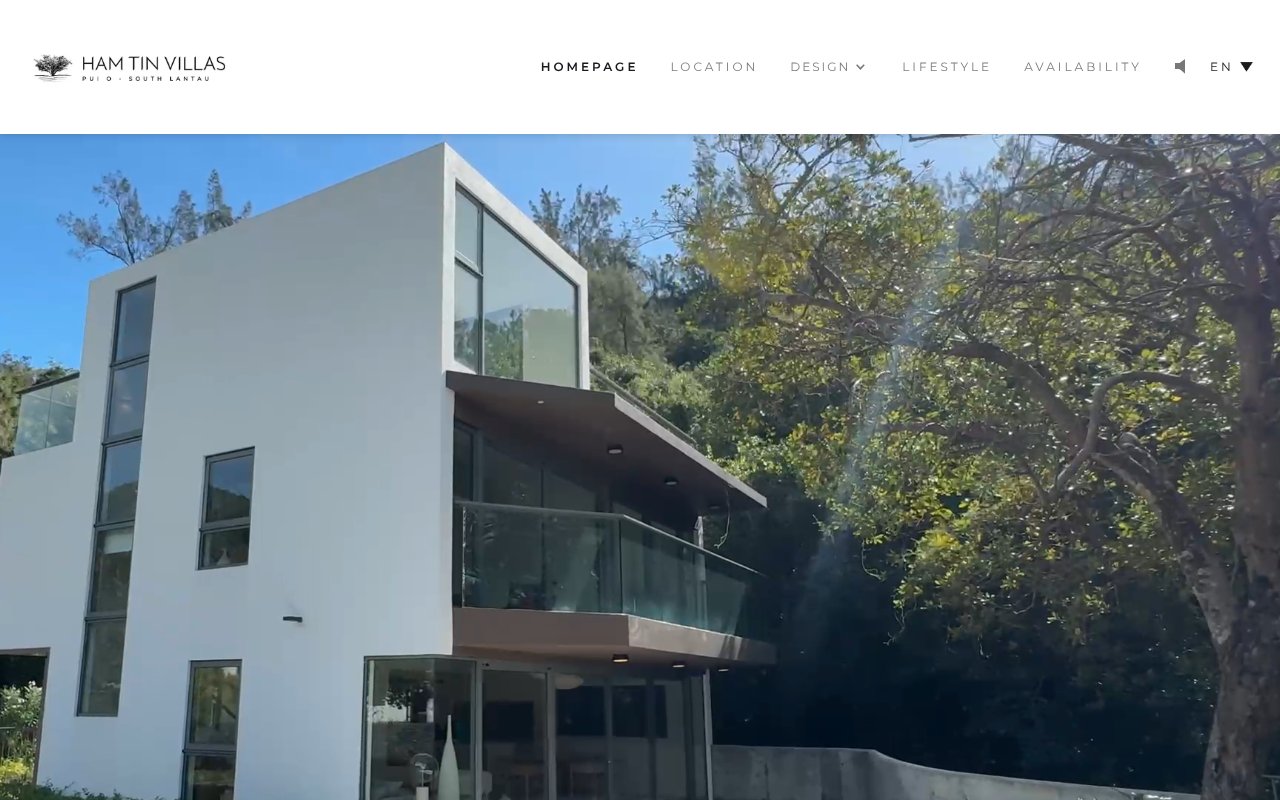 Screenshot of hamtinvillas.hk