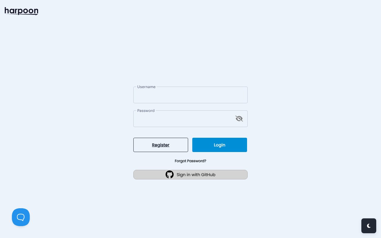 Screenshot of harpooncorp.com