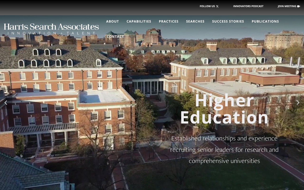Screenshot of harrisandassociates.com