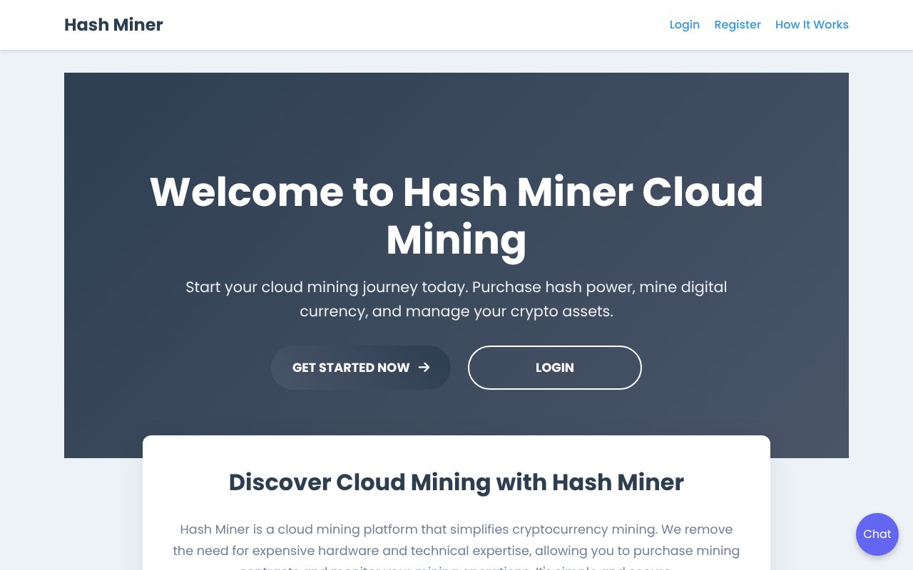 Screenshot of Hash Miner