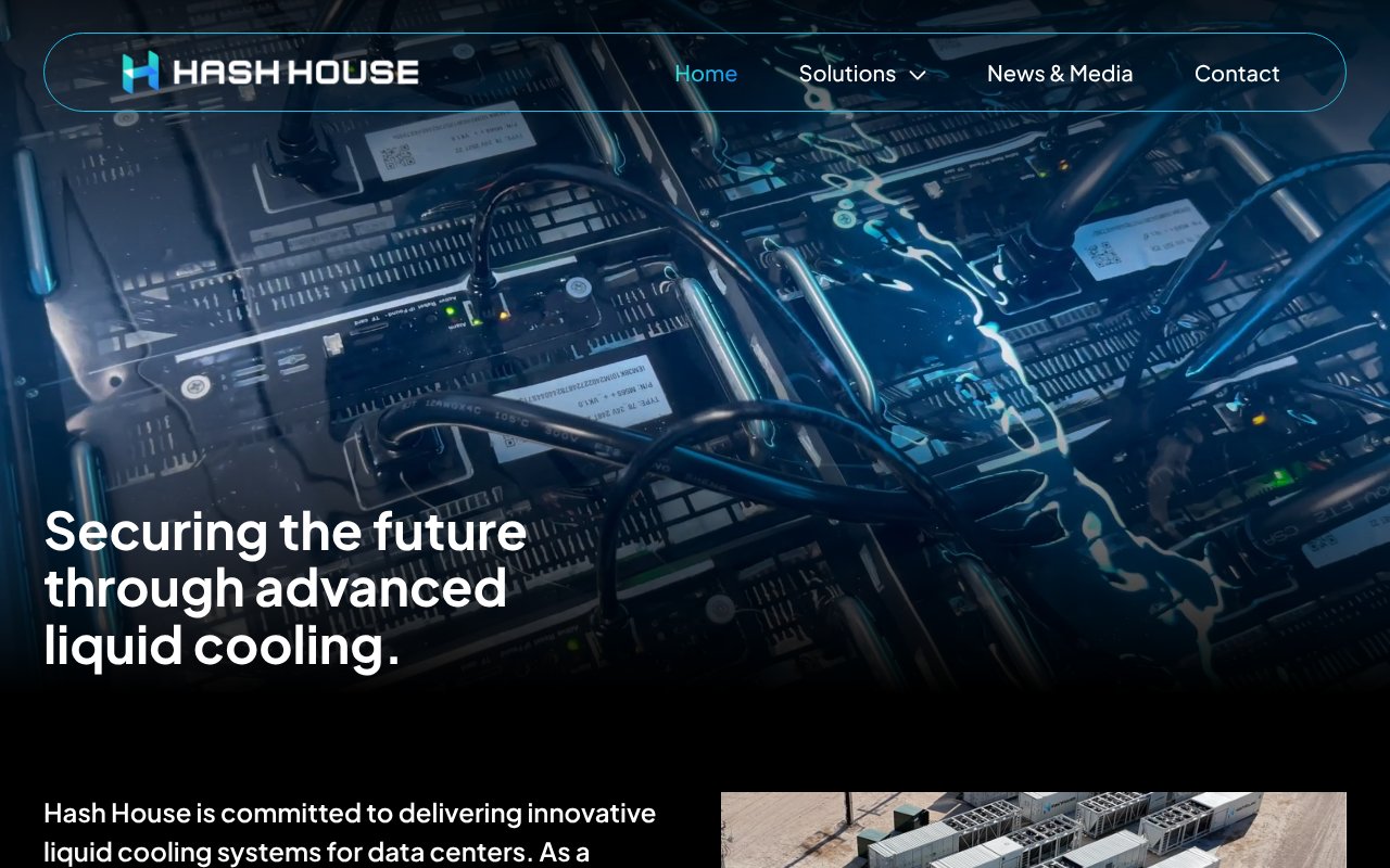 Screenshot of hashhouse.tech