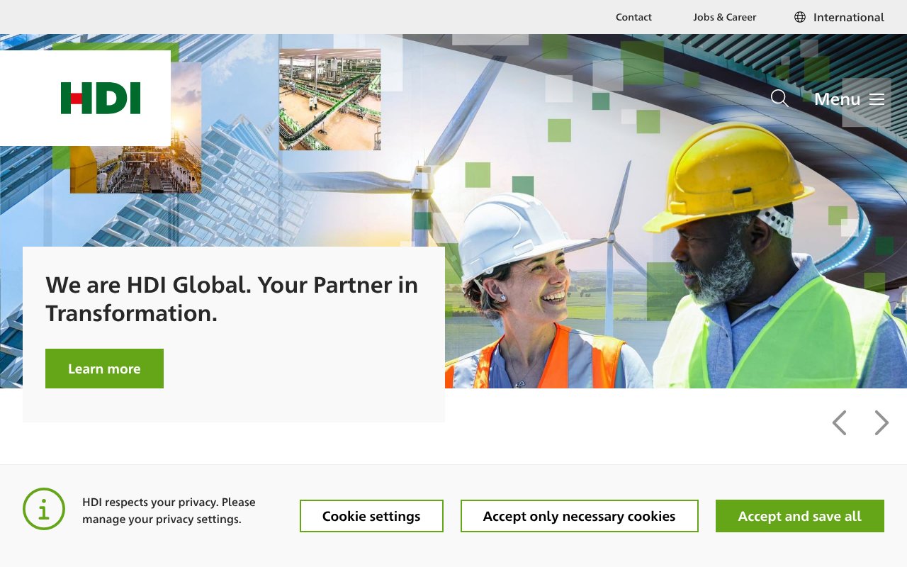 Screenshot of hdi.global