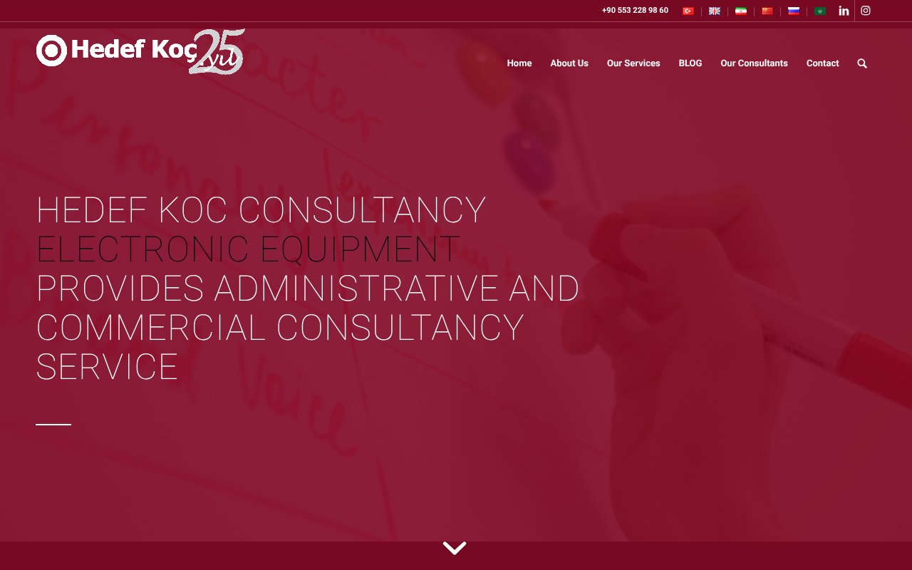 Screenshot of hedefkoc.com