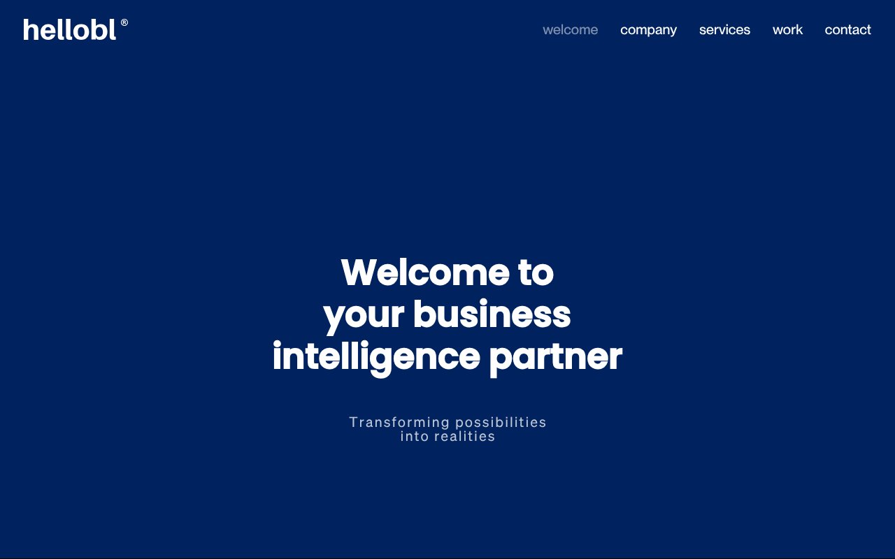 Screenshot of hellobl.com