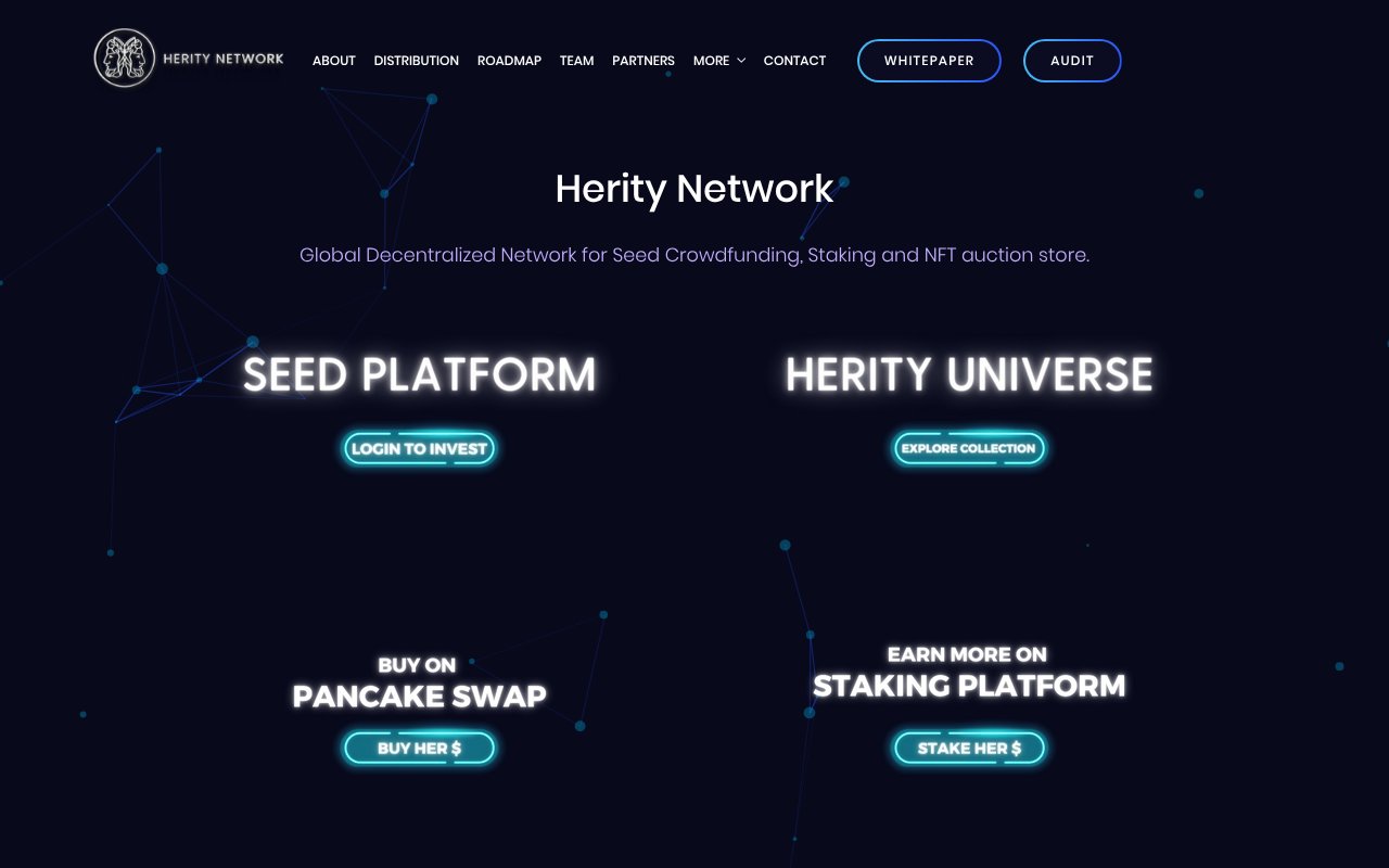 Screenshot of herity.io
