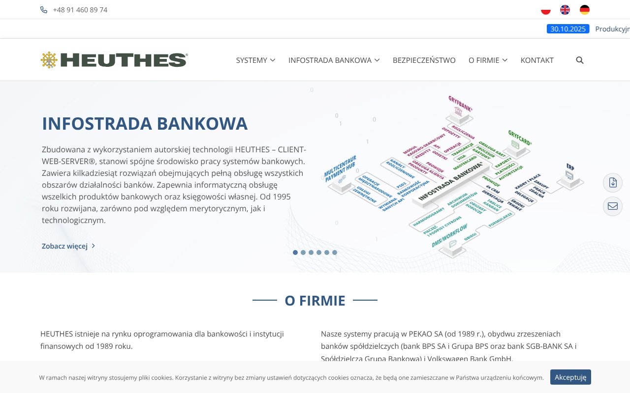 Screenshot of heuthes.pl