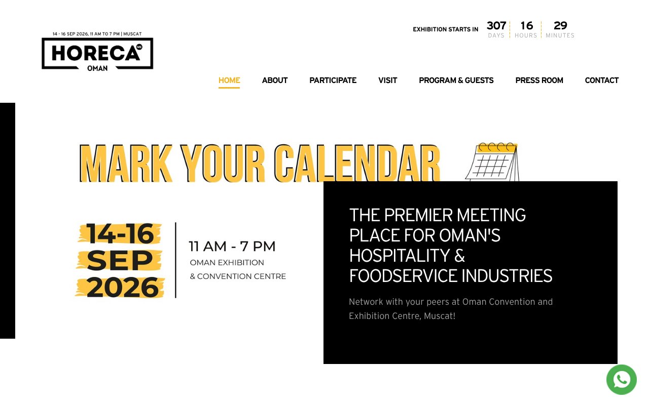 Screenshot of horecaoman.com