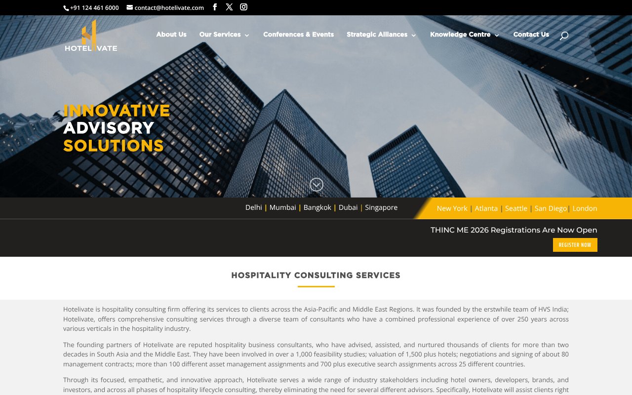 Screenshot of hotelivate.com