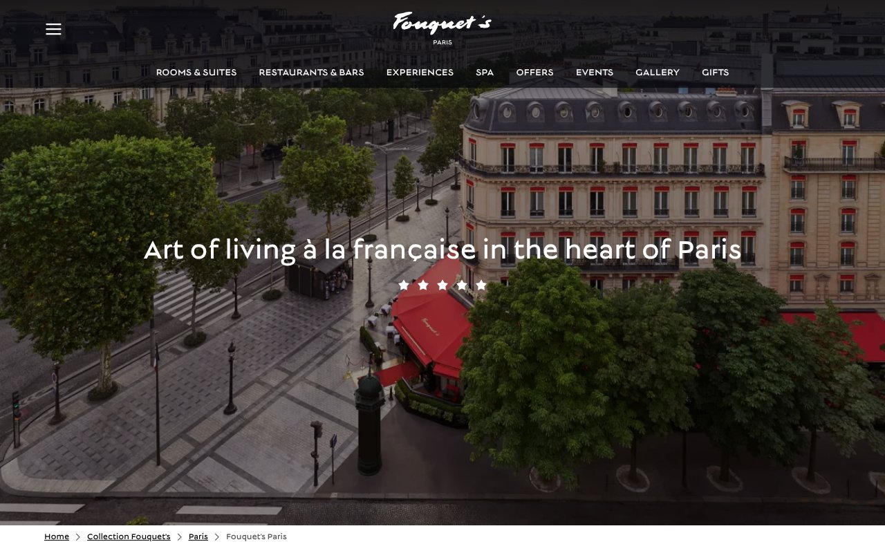 Screenshot of hotelsbarriere.com