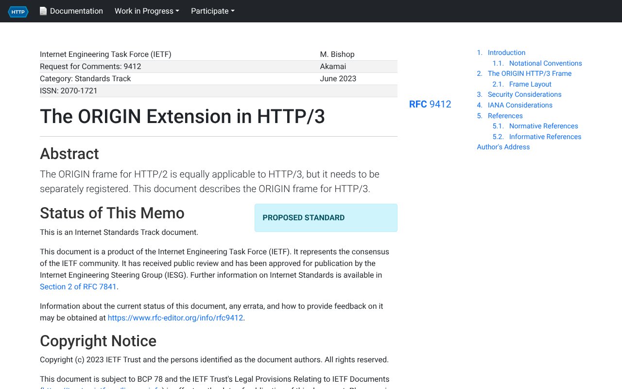 Screenshot of httpwg.org